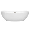 Custom image for White with Brushed Nickel Trim / 70