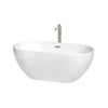 Custom image for White with Brushed Nickel Trim / 60