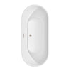 Custom image for White with Brushed Nickel Trim / 67