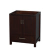 Custom image for Espresso with Brushed Chrome Trim / No Mirror