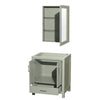 Custom image for Light Green with Brushed Nickel Trim / Medicine Cabinet