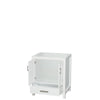 Custom image for White with Brushed Chrome Trim / No Mirror