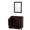 Custom image for Espresso with Brushed Chrome Trim / 24