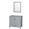 Custom image for Gray with Brushed Chrome Trim / 24
