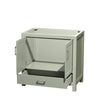 Custom image for Light Green with Brushed Nickel Trim / No Mirror