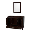 Custom image for Espresso with Brushed Chrome Trim / 24
