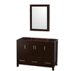 Custom image for Espresso with Brushed Chrome Trim / Medicine Cabinet