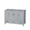 Custom image for Gray with Brushed Chrome Trim / No Mirror