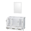 Custom image for White with Brushed Chrome Trim / 24