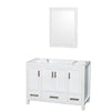 Custom image for White with Brushed Chrome Trim / 24