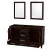 Custom image for Espresso with Brushed Chrome Trim / 24