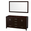 Custom image for Espresso with Brushed Chrome Trim / 58
