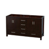 Custom image for Espresso with Brushed Chrome Trim / No Mirror