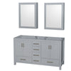 Custom image for Gray with Brushed Chrome Trim / Medicine Cabinets