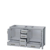 Custom image for Gray with Brushed Chrome Trim / No Mirror