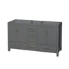 Custom image for Dark Gray with Brushed Chrome Trim / No Mirror