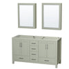 Custom image for Light Green with Brushed Nickel Trim / Medicine Cabinets