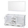 Custom image for White with Brushed Chrome Trim / 58