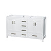 Custom image for White with Brushed Chrome Trim / No Mirror