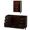 Custom image for Espresso with Brushed Chrome Trim / Medicine Cabinet