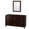 Custom image for Espresso with Brushed Chrome Trim / Medicine Cabinet