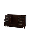 Custom image for Espresso with Brushed Chrome Trim / No Mirror