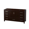 Custom image for Espresso with Brushed Chrome Trim / No Mirror