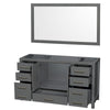 Custom image for Dark Gray with Brushed Chrome Trim / 58