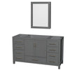 Custom image for Dark Gray with Brushed Chrome Trim / Medicine Cabinet