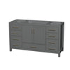Custom image for Dark Gray with Brushed Chrome Trim / No Mirror