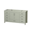 Custom image for Light Green with Brushed Nickel Trim / No Mirror