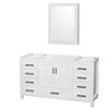 Custom image for White with Brushed Chrome Trim / Medicine Cabinet