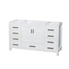 Custom image for White with Brushed Chrome Trim / No Mirror
