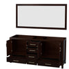 Custom image for Espresso with Brushed Chrome Trim / 70