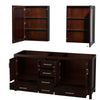Custom image for Espresso with Brushed Chrome Trim / Medicine Cabinets