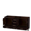 Custom image for Espresso with Brushed Chrome Trim / No Mirror