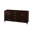Custom image for Espresso with Brushed Chrome Trim / No Mirror