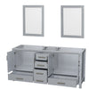 Custom image for Gray with Brushed Chrome Trim / 24