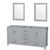 Custom image for Gray with Brushed Chrome Trim / 24