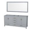 Custom image for Gray with Brushed Chrome Trim / 70