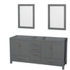 Custom image for Dark Gray with Brushed Chrome Trim / 24