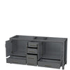 Custom image for Dark Gray with Brushed Chrome Trim / No Mirror