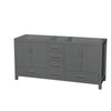 Custom image for Dark Gray with Brushed Chrome Trim / No Mirror