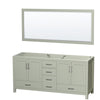 Custom image for Light Green with Brushed Nickel Trim / 70