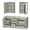 Custom image for Light Green with Brushed Nickel Trim / Medicine Cabinets