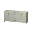 Custom image for Light Green with Brushed Nickel Trim / No Mirror