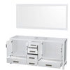 Custom image for White with Brushed Chrome Trim / 70