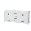 Custom image for White with Brushed Chrome Trim / No Mirror