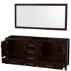 Custom image for Espresso with Brushed Chrome Trim / 70