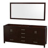 Custom image for Espresso with Brushed Chrome Trim / 70